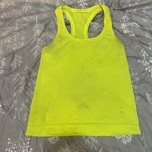 Lululemon Athletica Bright Yellow Tank Top